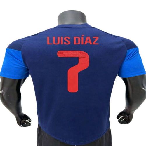 Increible! Jersey Playera Cafetalera Luis Diaz 7 Edicion Especial Azul 2026