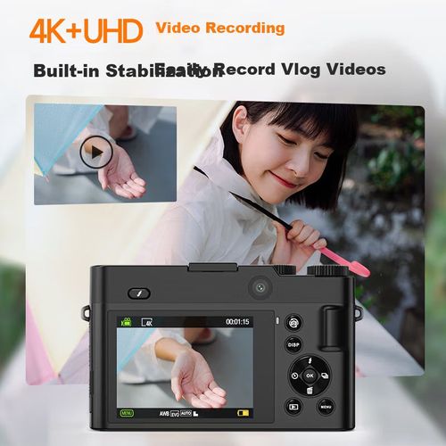 Cámara Digital CAIZU C8 Dual 64MP Video 4K