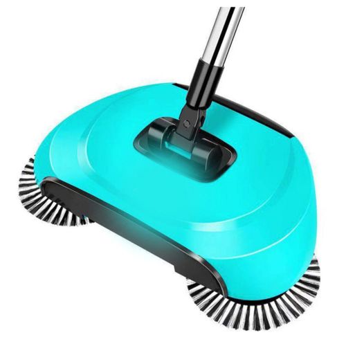 Escoba Barredora Mágica Recogedor De Basura Color Azul