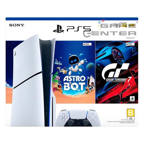 PlayStation 5 de 1 TB: ASTRO BOT y GT 7