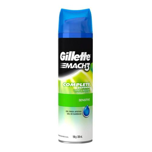 Gel para afeitar gillette mach3 sensitive 200 ml