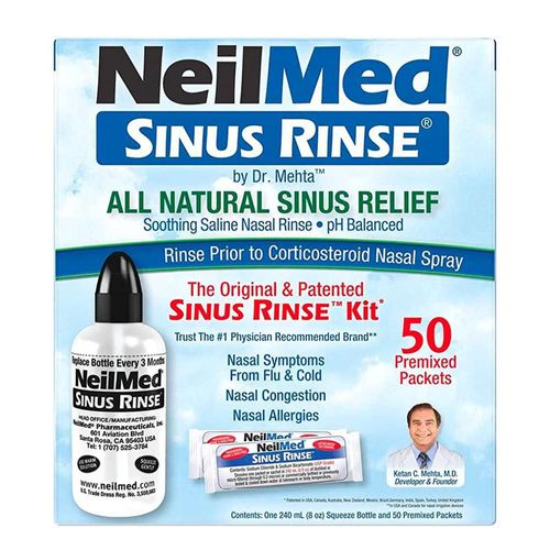 Enjuague nasal neilmed sinus rinse 50 sobres