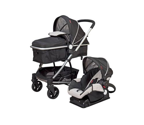 Carriola D'bebé Crown Portabebe Base De Carro Bambineto Negro