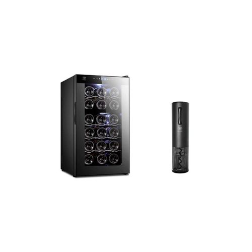 Combo Cava Enfriadora 18 botellas vinos y sacacorchos  Avera EV18DC01