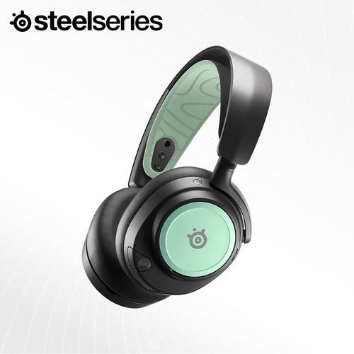 Banda elástica y placa magnética SteelSeries Arctis Nova verde menta
