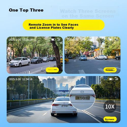 Cámara de seguridad GUANGCHUN Versión mejorada 2025 A0V 360° Visión nocturna color 4G