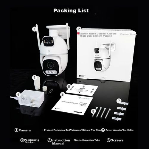 Cámara de seguridad Huawei Zhixuan XT-H40 Doble Cámara 3K 5 MP IP66