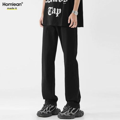 Jeans Homlean corte recto negro