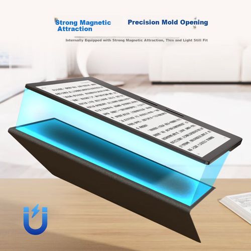 Funda para e-book HanLinYue Ocean2/3/4/Turbo negra con soporte plegable