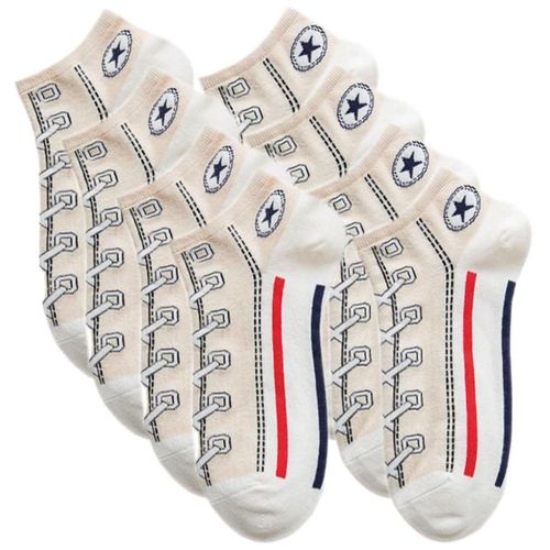 Medias con Estampado MXVKR-004 VersSockCream Calcetas antideslizantes