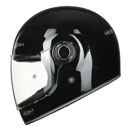 Casco Para Moto Ilm Z503 Integral Negro Brillante Rider One