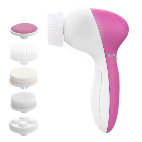 Limpiador Facial Eléctrico 5 En 1 Masajeador Exfoliante Suavizante