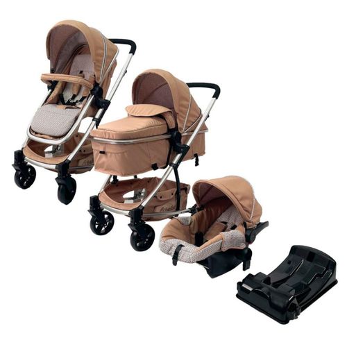Carriola D'bebé Crown Portabebe Base De Carro Bambineto Khaki
