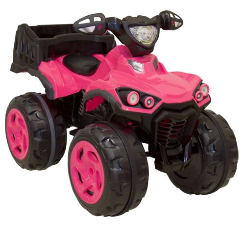 Cuatrimoto Para Niños Montable Eléctrico Prinsel Cobra Rosa