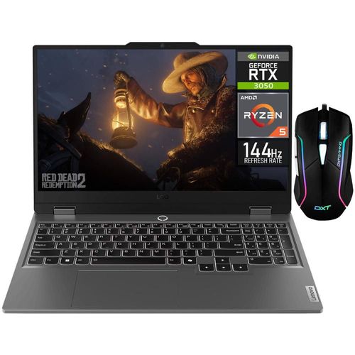 Laptop gamer lenovo loq rtx 3050 ryzen 5 16g 512gb mouse dxt