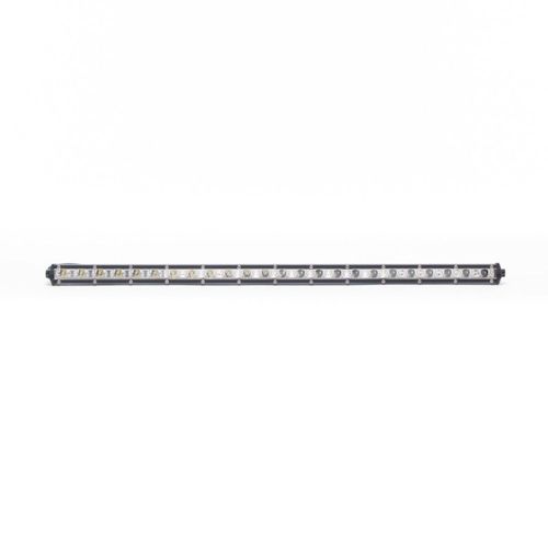 Barra Slim Delgada IRON LED 24 LED Luz Blanca Fija Auxiliar 72W 12V/24V Universal para Moto, Auto, Camioneta, Camión, Coche, Off Road, 4x4