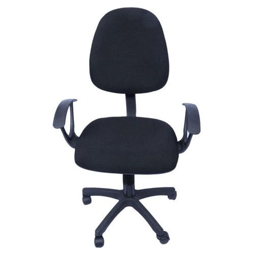 Silla de Oficina Secretarial Negra Home Office JM-009