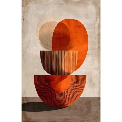 Cuadro Decorativo Geometrico 60x80cm Equilibrio de Arcilla
