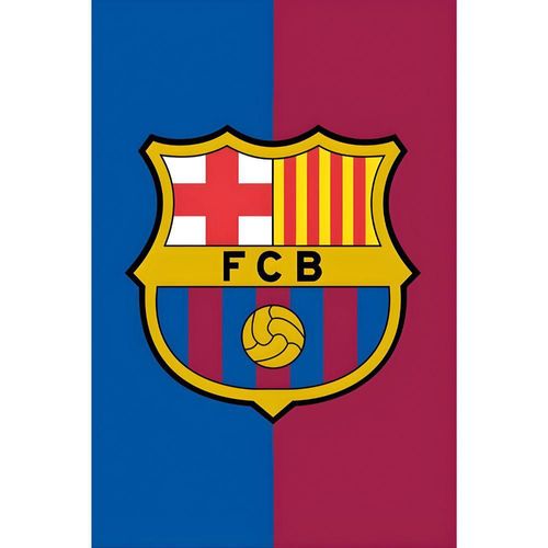 Cuadro Decorativo Fútbol 60x80cm Escudo Barcelona