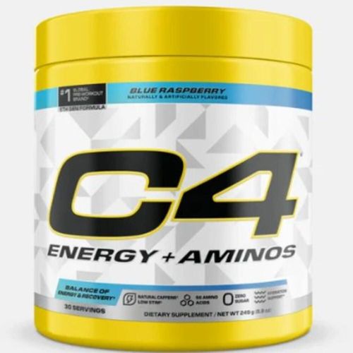 C4 Energy + Aminos 30 Serv Blue Raspberry
