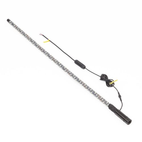 Antena LED RGB IRON LED 120cm Impermeable con Control por App para Rzr UTV Cuatrimoto Jeep y Vehículos Off Road Iluminación Decorativa