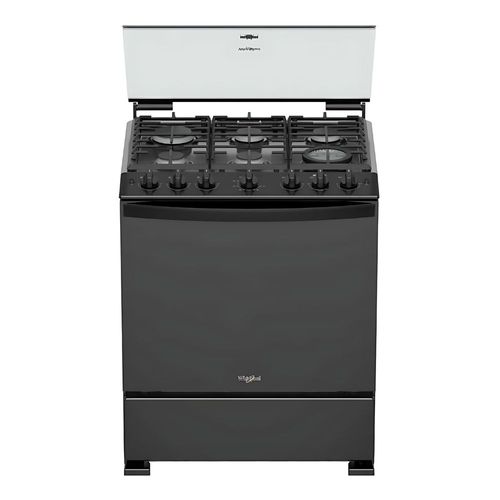 Estufa Whirlpool WFR7000B 30" Pulgadas Negro, de Piso 6 quemadores