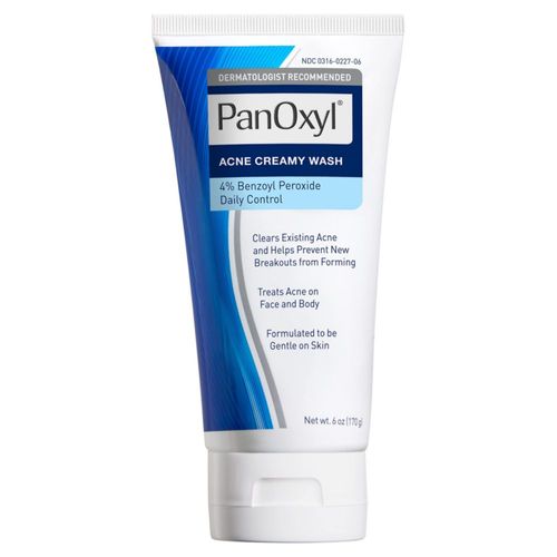 Jabón cremoso para el acné PanOxyl Antimicrobiano con peróxido de benzoilo al 4%