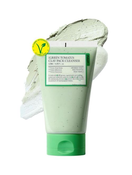 Mascarilla limpiadora de arcilla totalmente verde purificadora de poros de tomate 120 ml