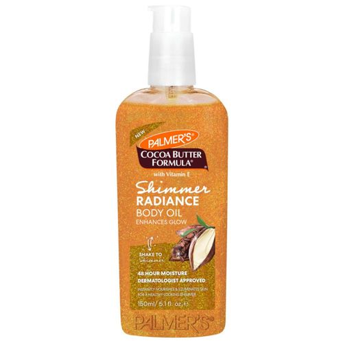 Aceite corporal Palmer's Cocoa Butter Shimmer con vitamina E 150 ml
