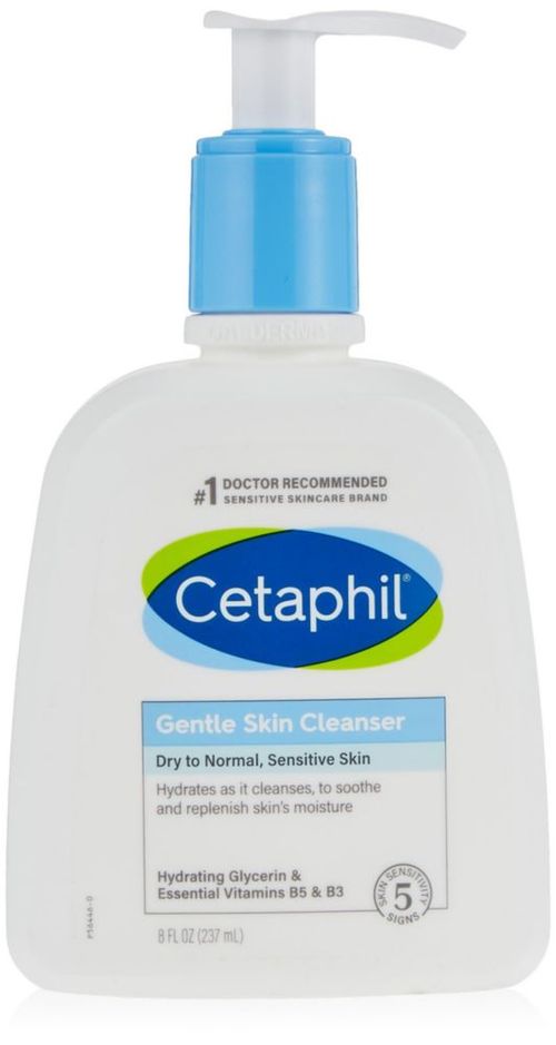 Limpiador de piel Cetaphil suave seco a sensible normal 240 ml