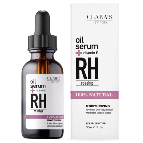 Aceite facial CLARA'S NEW YORK Rosehip con vitamina E 30 ml