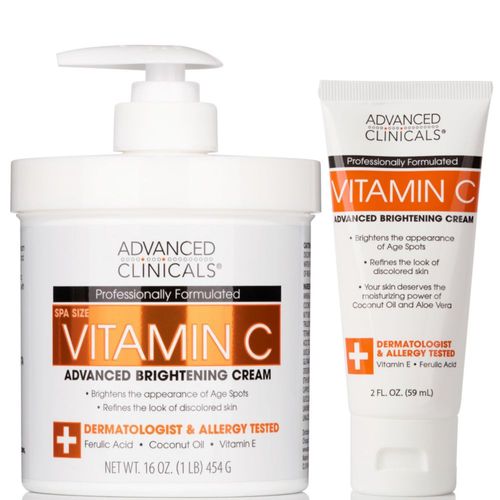 Loción corporal Advanced Clinicals Crema con vitamina C