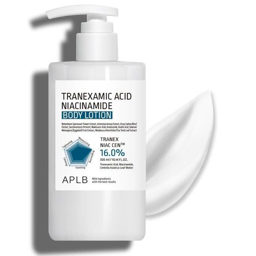 Loción corporal APLB TRANEX NIAC CEN™ 160% con ácido tranexámico 300 ml