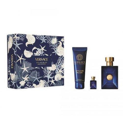 Set de regalo Perfume Versace Dylan Blue Pour Homme EDT de 100 ml