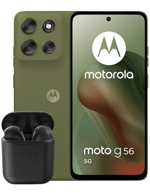 MOTOROLA MOTO G56 256GB/8RAM VERDE + AUDÍFONOS