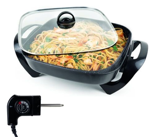 Sartén Eléctrico Antiadherente 5l Portátil Termostato 1500w