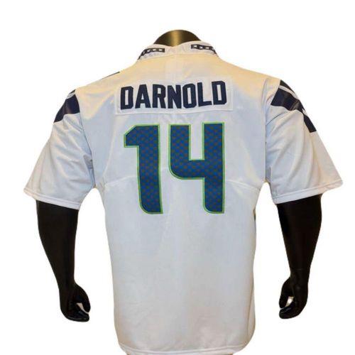 Fantastico! Jersey Sam Darnold 14 Edicion Especial Blanco