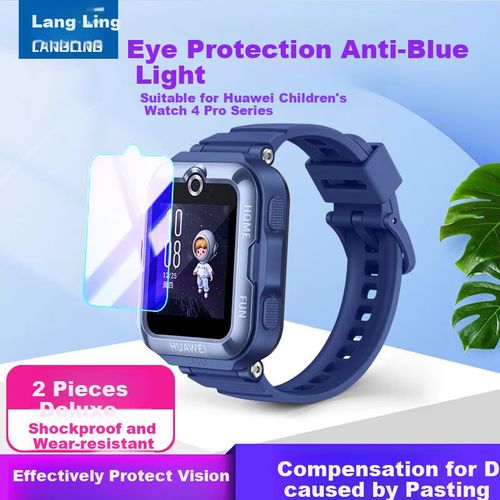 Protector de Pantalla LANGLING Cristal Templado Filtro Luz Azul Huawei Children's Watch 4 Pro