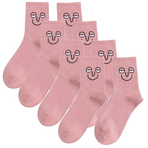 Calcetas coloridas MXMJS-004 EmojiPink Calcetines juveniles