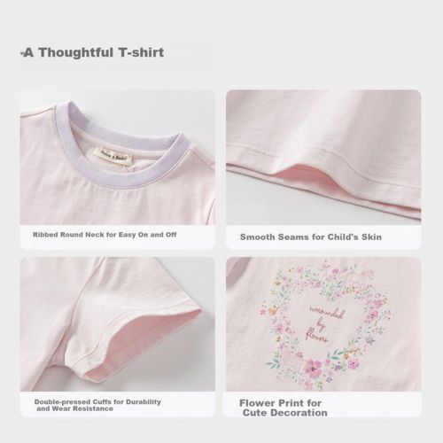 Playera Dave＆Bella Algodón Estampada Para Niña