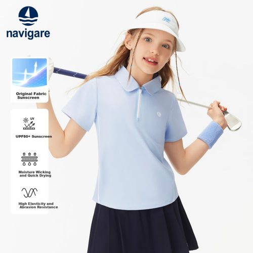 Polo Navigare Azul Cielo Para Niña