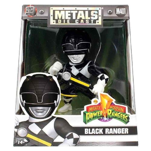 Figura de Acción Jada Metals Power Ranger Negro 4" 129088