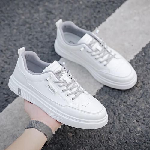 Tenis Huanqiu 901730 Blanco Y Gris Para Hombre