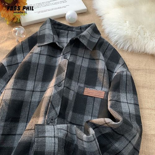 Camisa Foss Phil Fpcs13 Negra Para Hombr