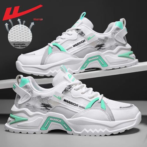 Tenis Warrior Nationaltide Beige Y Azul