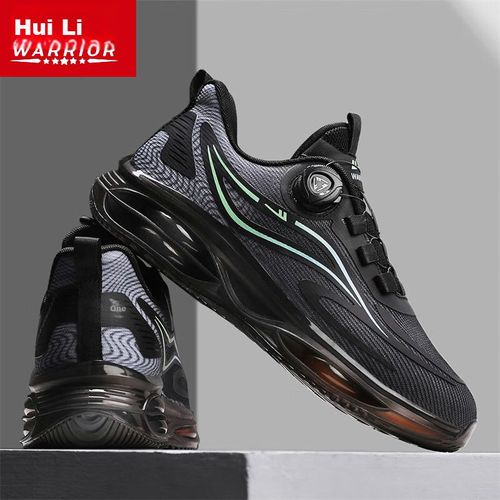Tenis Warrior Para Hombre Negro Y Verde