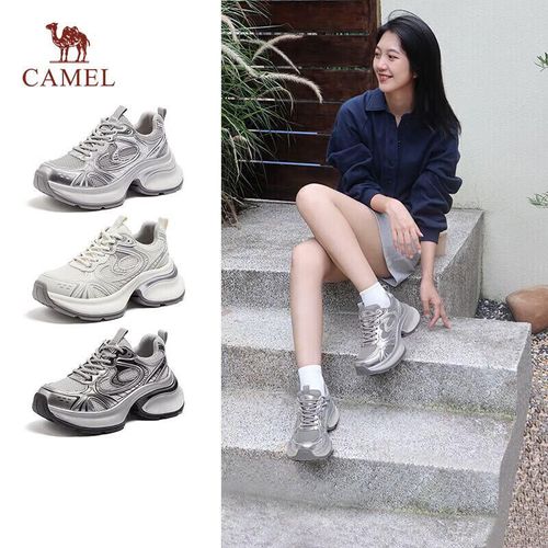 Tenis Camel L25S283076 Plateado Para Muj