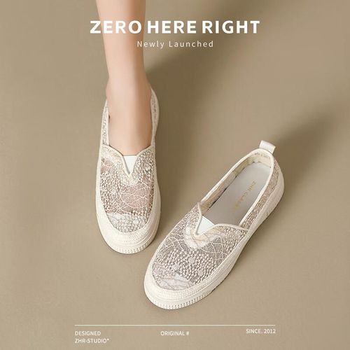 Sandalias Zhr M581 Beige Para Mujer