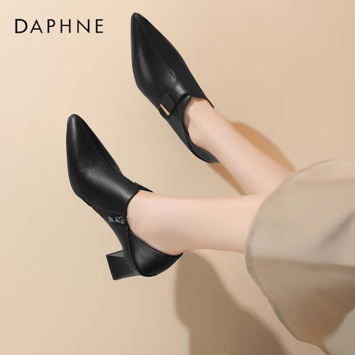 Zapatos Daphne Punta Puntiaguda Tacón Al