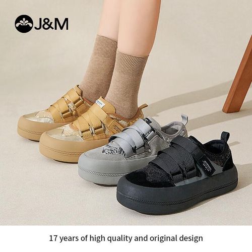 Mocasines J&M Con Suela Gruesa Y Cierre